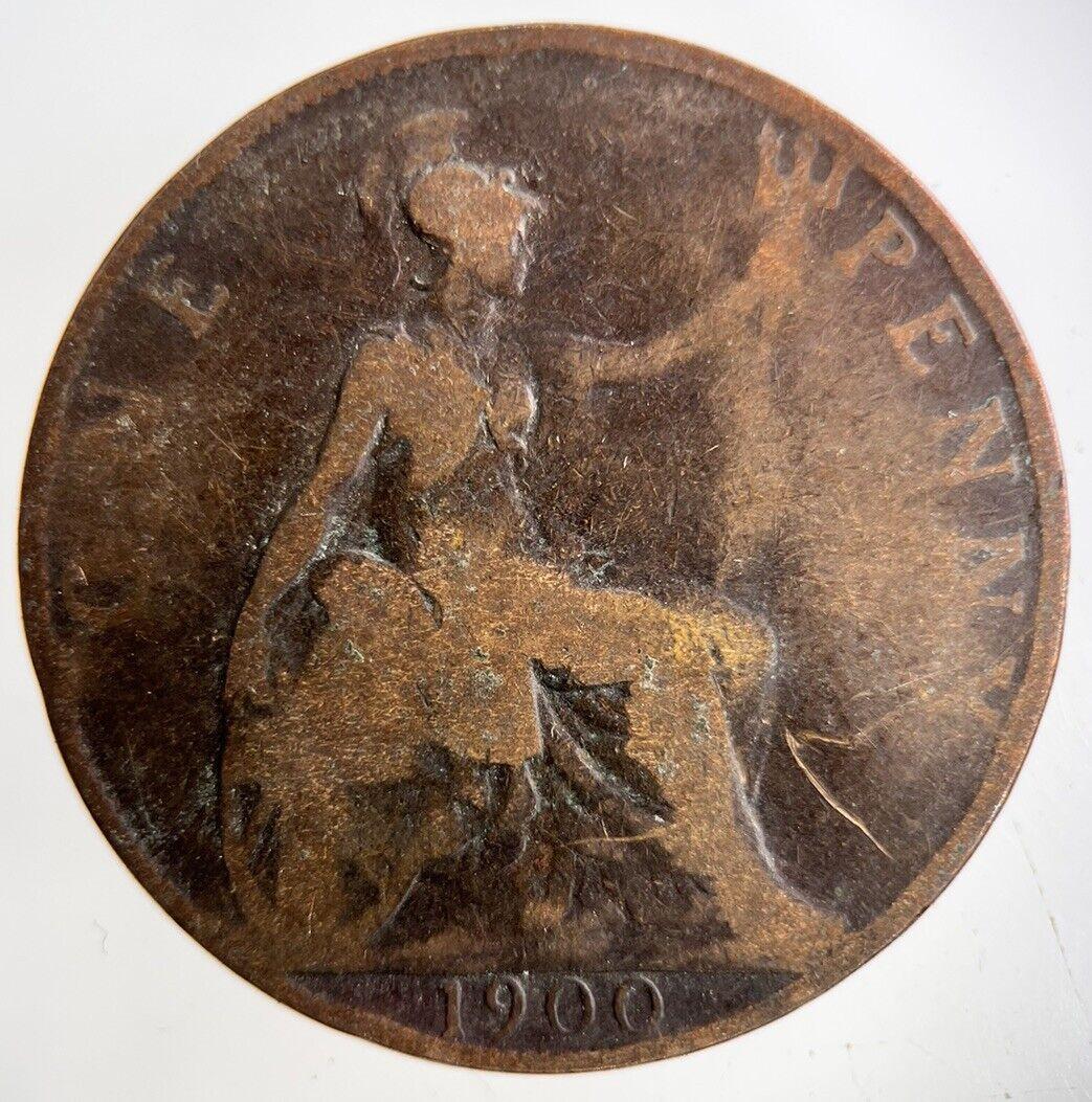 1900 Victoria One Penny Coin | Collectable Grade