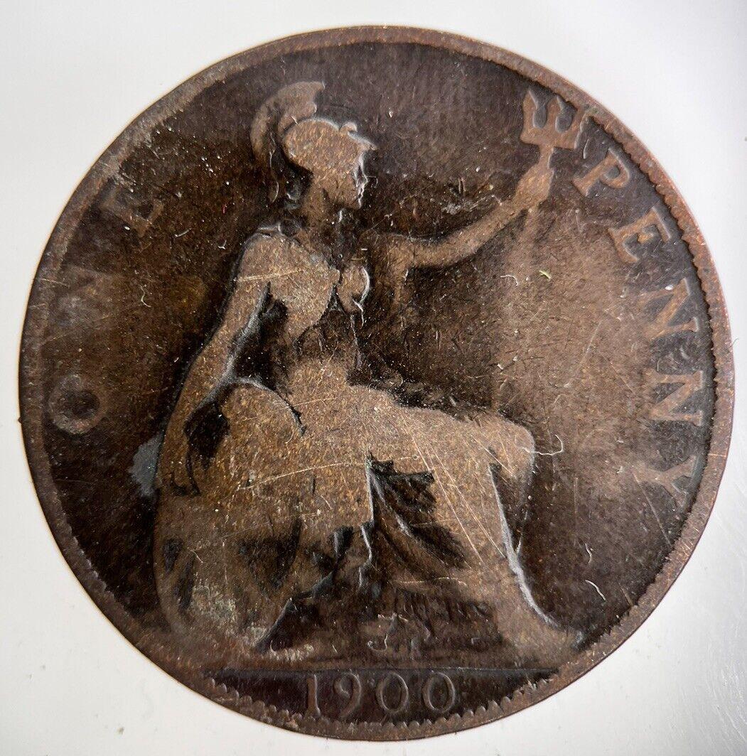 1900 Victoria One Penny Coin | Collectable Grade