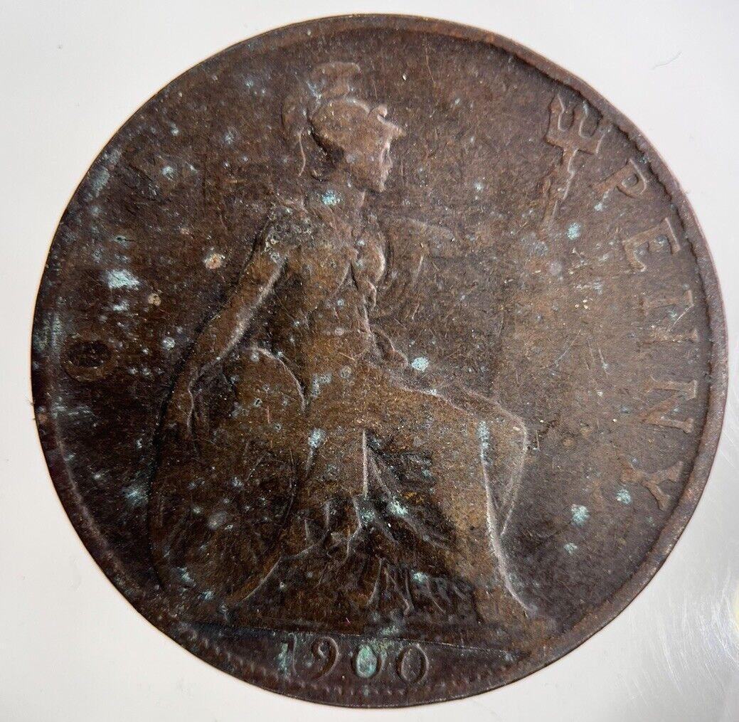 1900 Victoria One Penny Coin | Collectable Grade