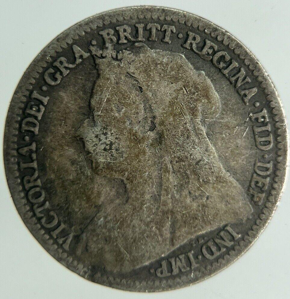 1900 Victoria Threepence Silver Coin | Collectable Grade