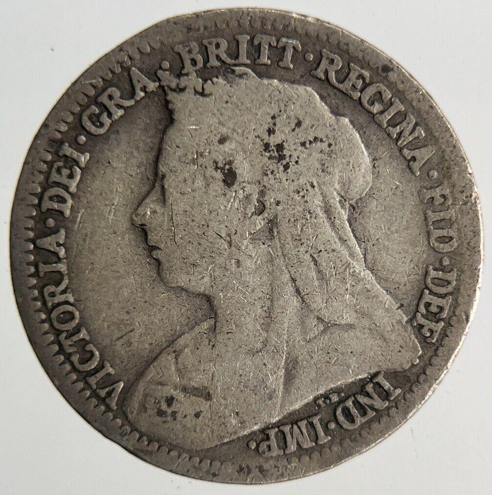 1900 Victoria Threepence Silver Coin | Collectable Grade