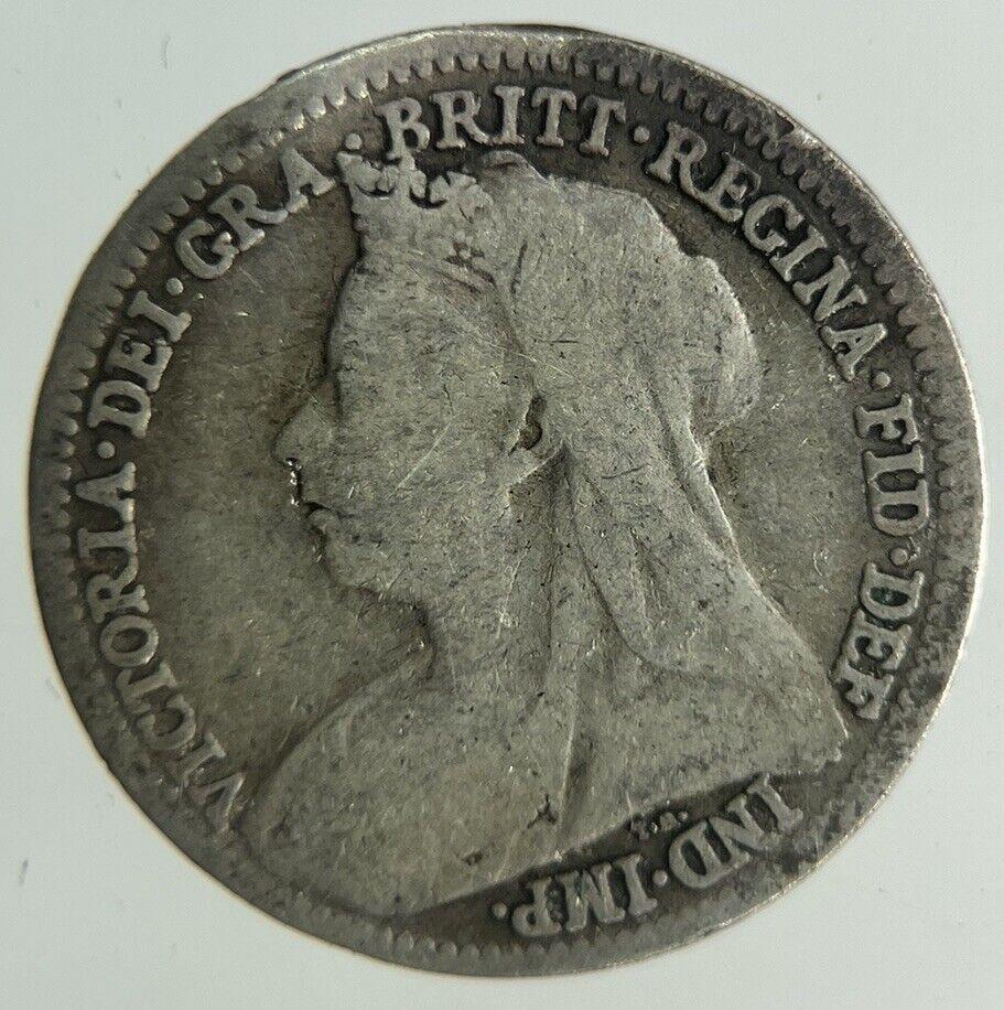 1900 Victoria Threepence Silver Coin | Collectable Grade