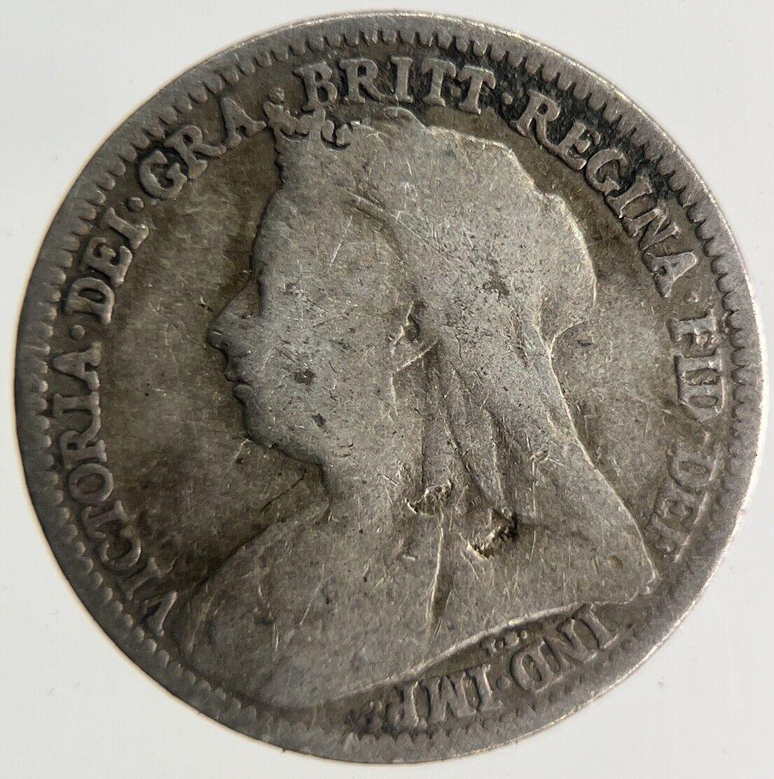 1900 Victoria Threepence Silver Coin | Collectable Grade