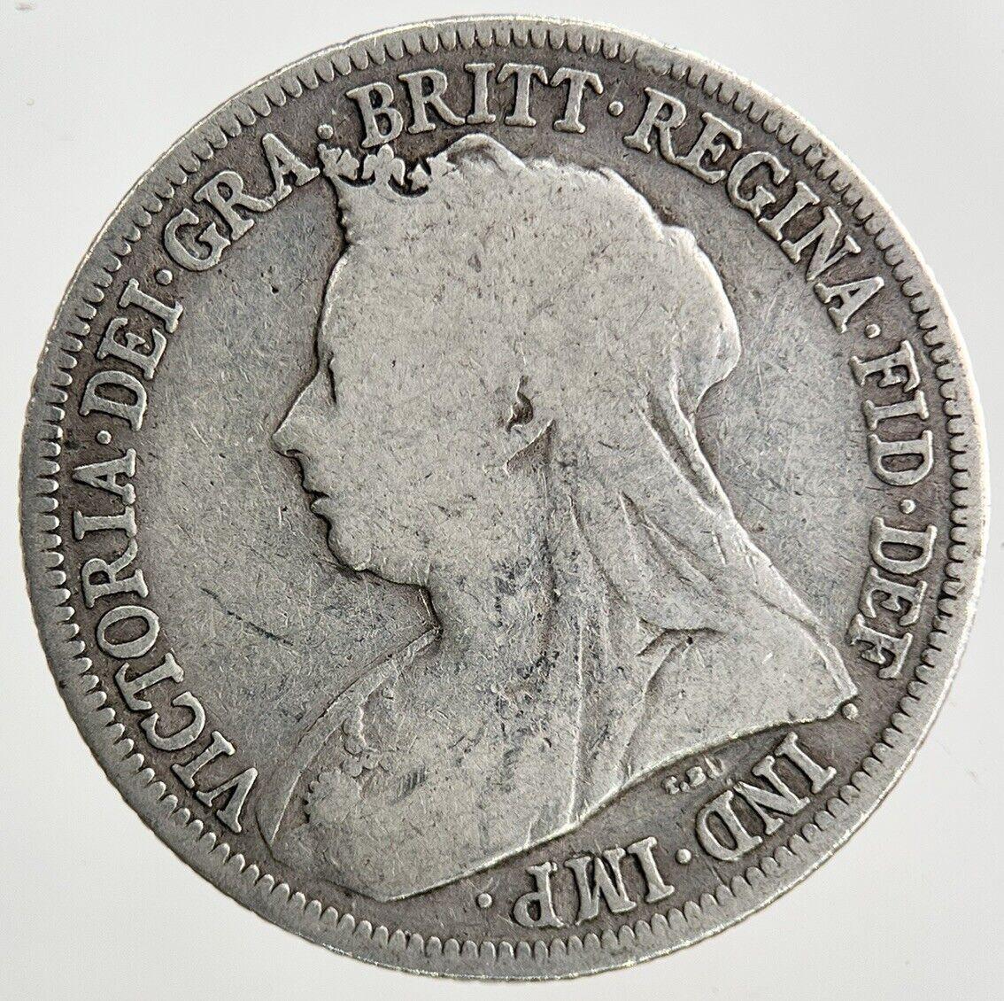 1900 Victoria Shilling Silver Coin | Collectable Grade