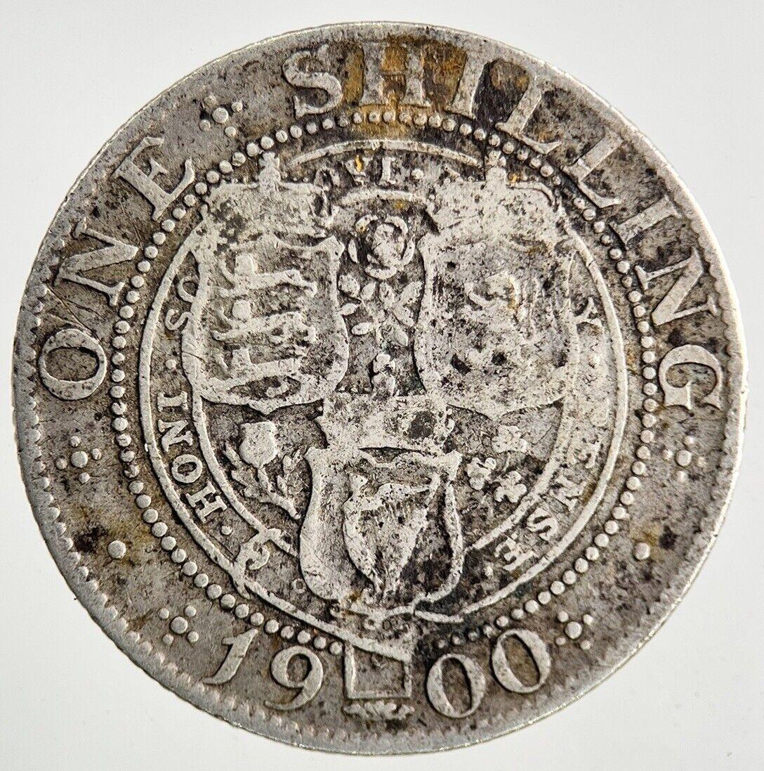 1900 Victoria Shilling Silver Coin | Fine Collectable Grade