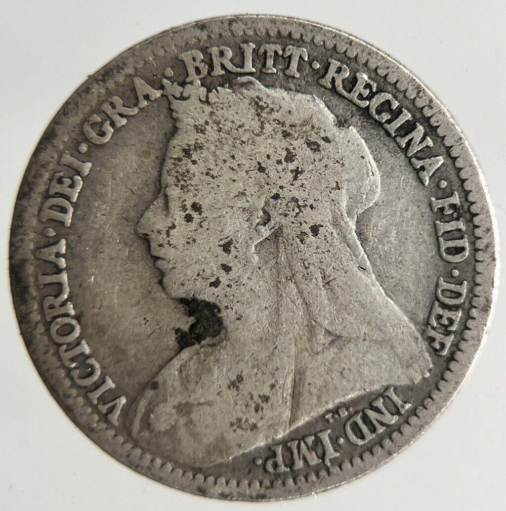 1900 Victoria Threepence Silver Coin | Collectable Grade