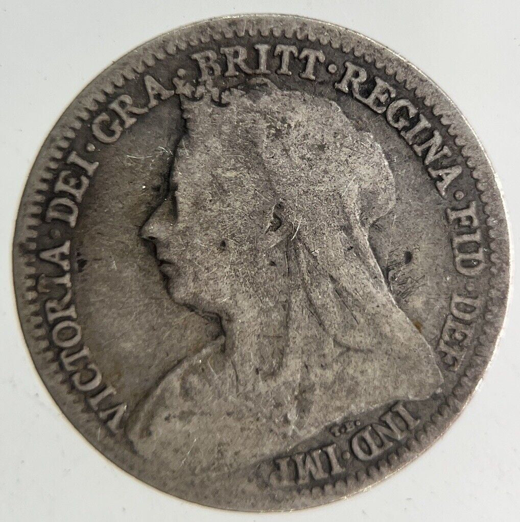 1900 Victoria Threepence Silver Coin | Collectable Grade