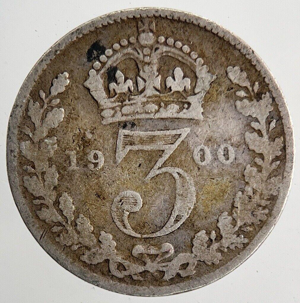 1900 Victoria Threepence Silver Coin | Collectable Grade | a6501