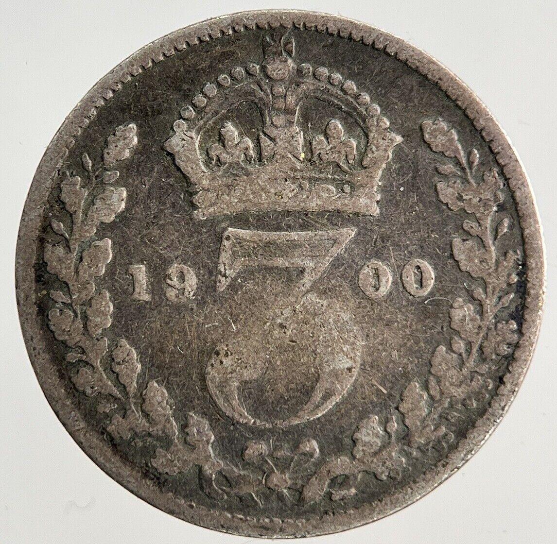 1900 Victoria Threepence Silver Coin | Collectable Grade