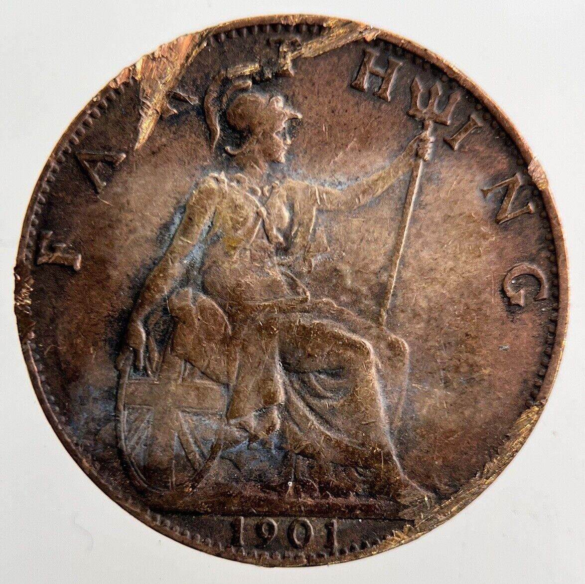1901 Victoria Farthing Coin | Collectable Grade
