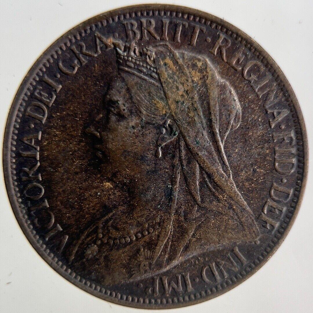 1901 Victoria Farthing Coin | Very High Grade