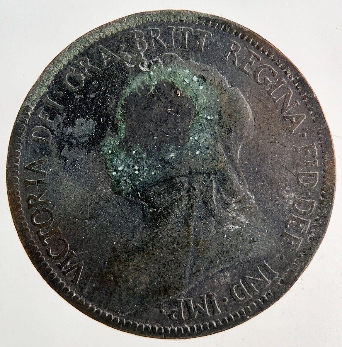 1901 Victoria Half-Penny Coin | Collectable Grade