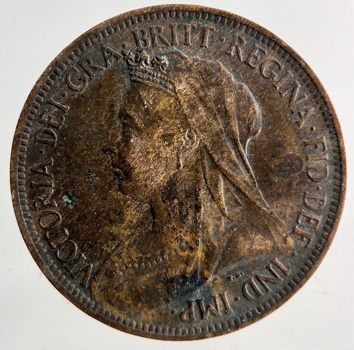 1901 Victoria Half-Penny Coin | Very High Grade