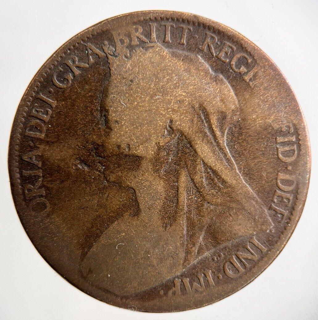 1901 Victoria One Penny Coin | Collectable Grade