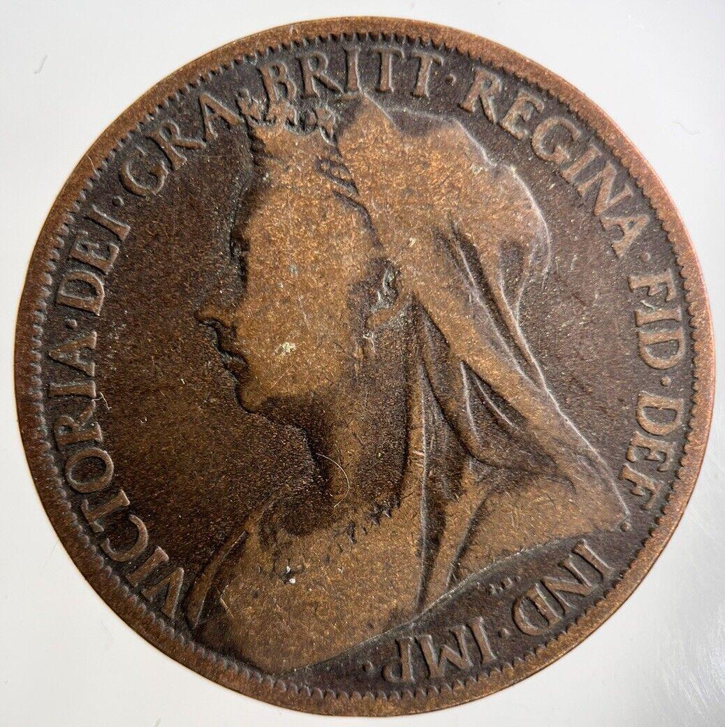 1901 Victoria One Penny Coin | Collectable Grade