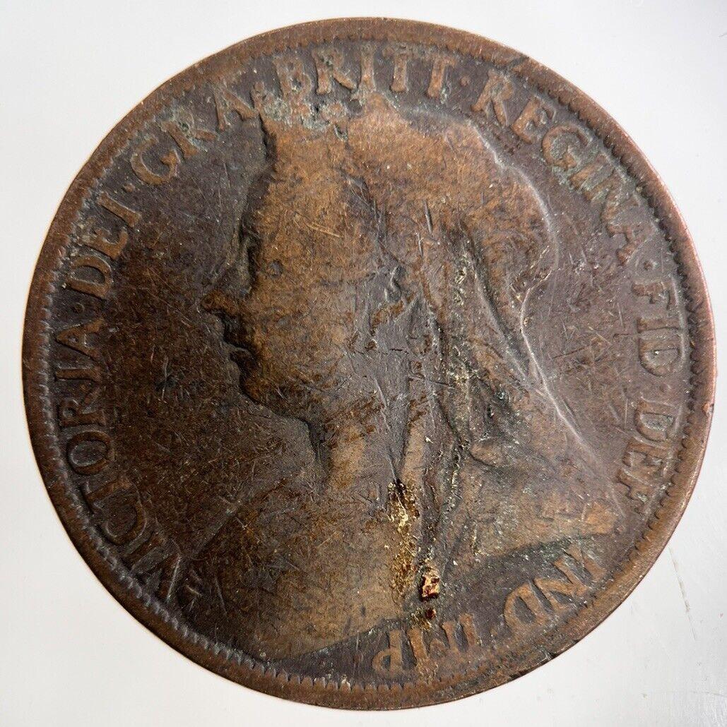 1901 Victoria One Penny Coin | Collectable Grade