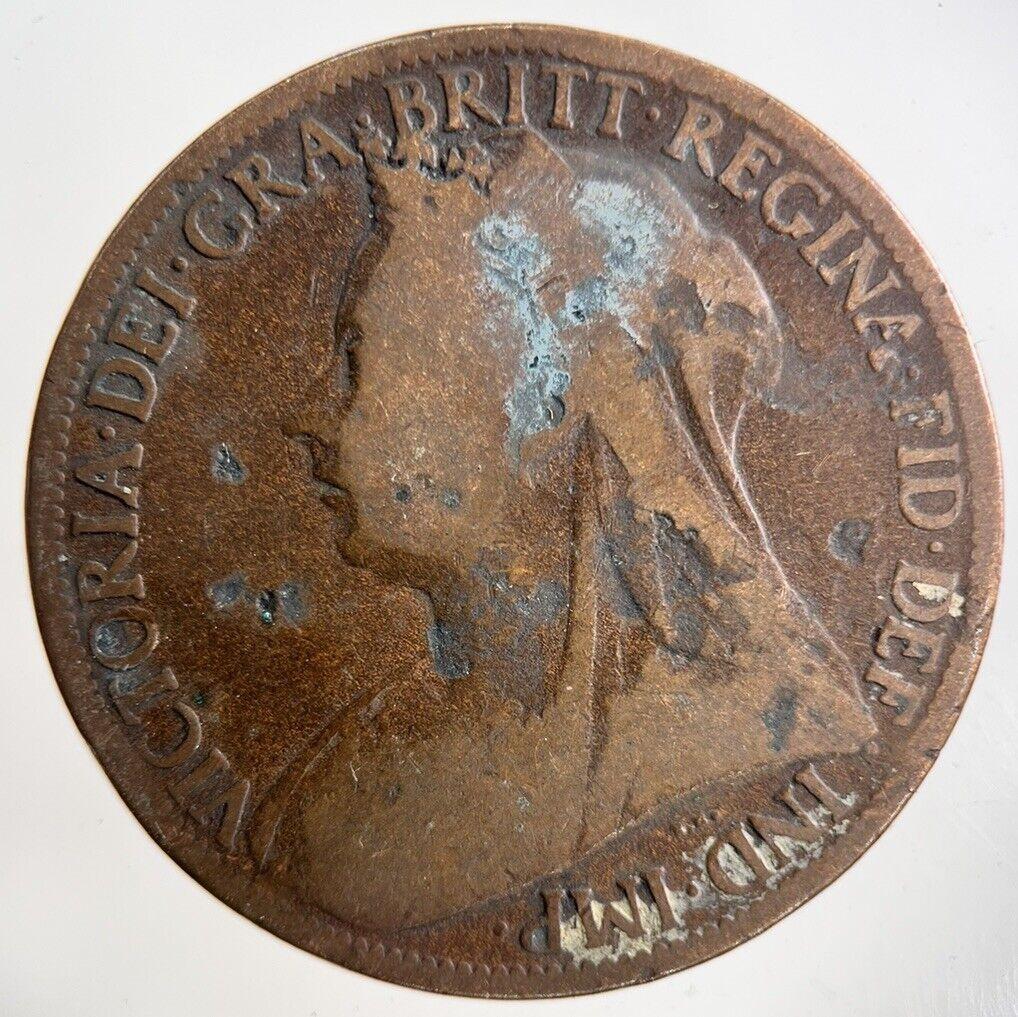 1901 Victoria One Penny Coin | Collectable Grade