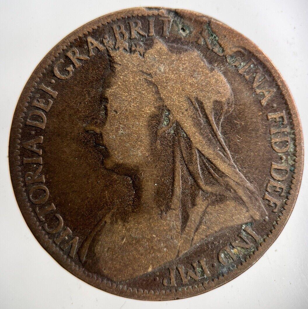 1901 Victoria One Penny Coin | Collectable Grade