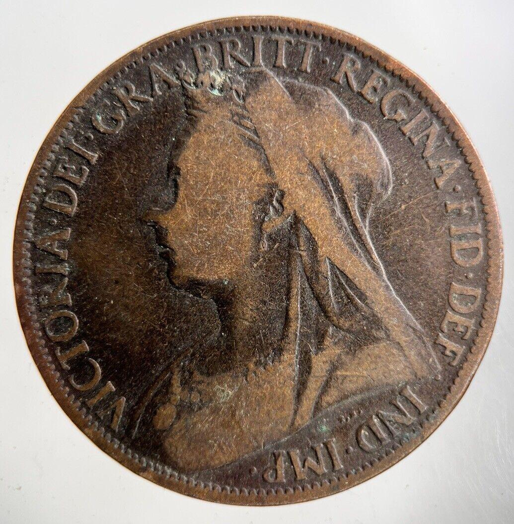 1901 Victoria One Penny Coin | Collectable Grade