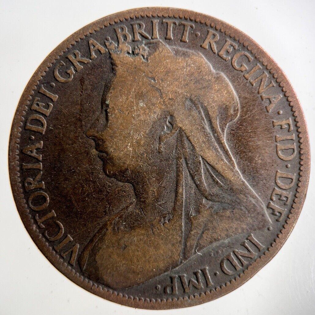 1901 Victoria One Penny Coin | Collectable Grade