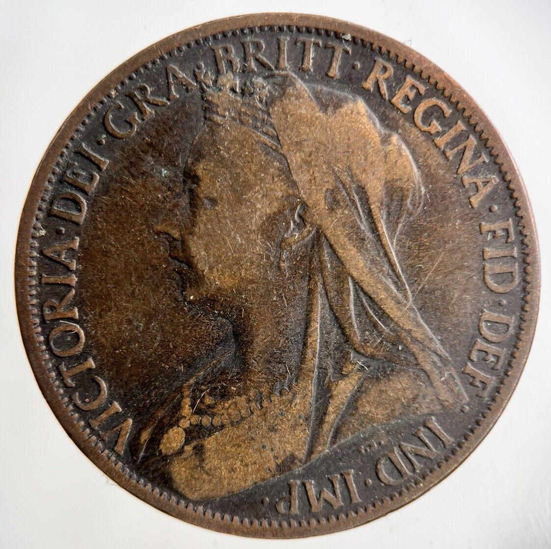 1901 Victoria One Penny Coin | Collectable Grade