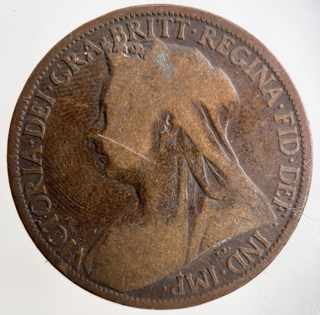 1901 Victoria One Penny Coin | Collectable Grade