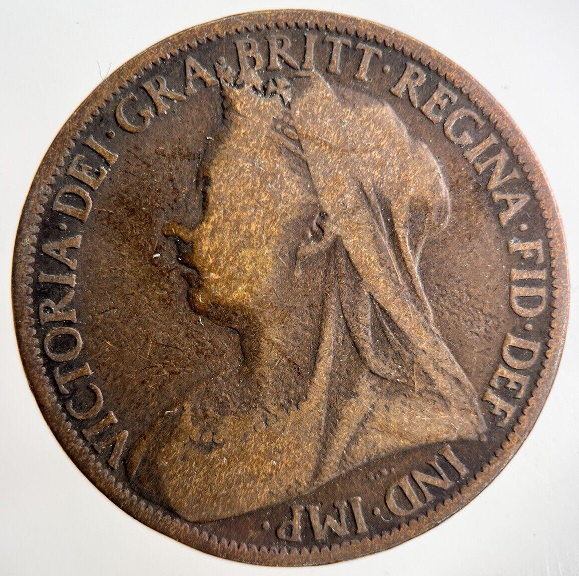 1901 Victoria One Penny Coin | Collectable Grade