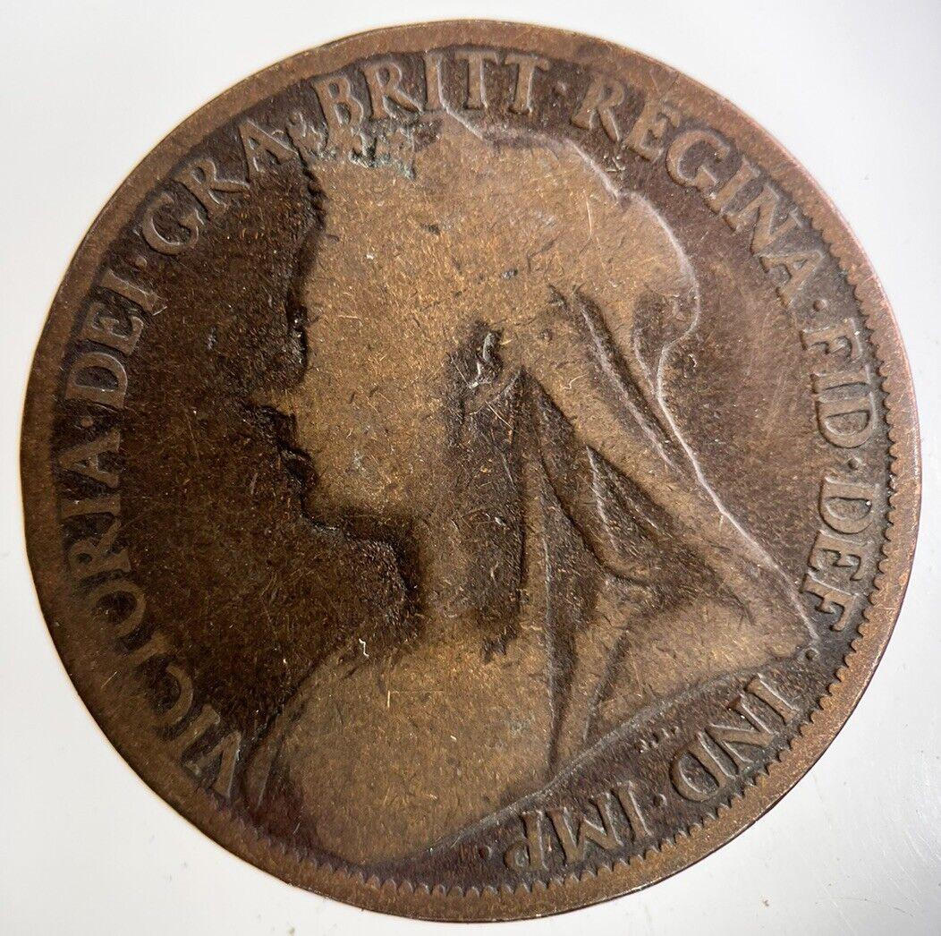 1901 Victoria One Penny Coin | Collectable Grade
