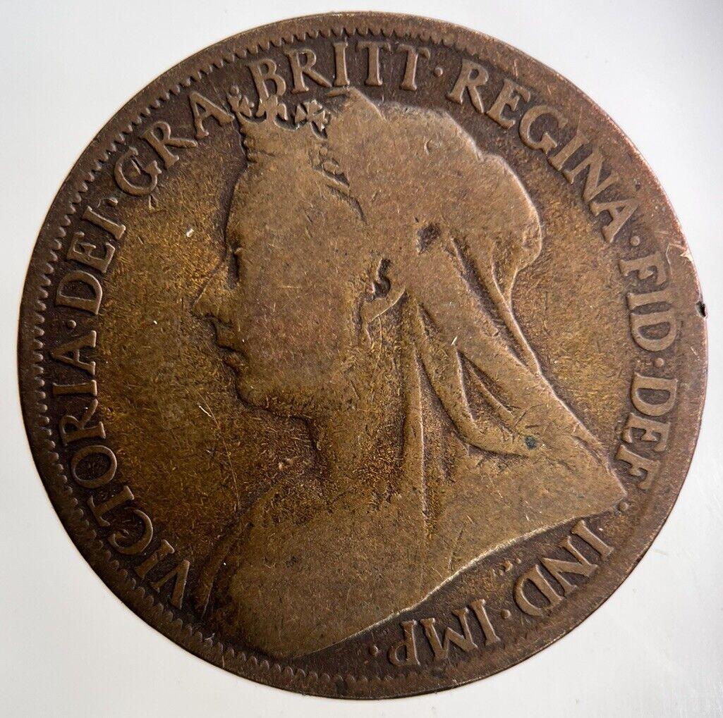1901 Victoria One Penny Coin | Collectable Grade
