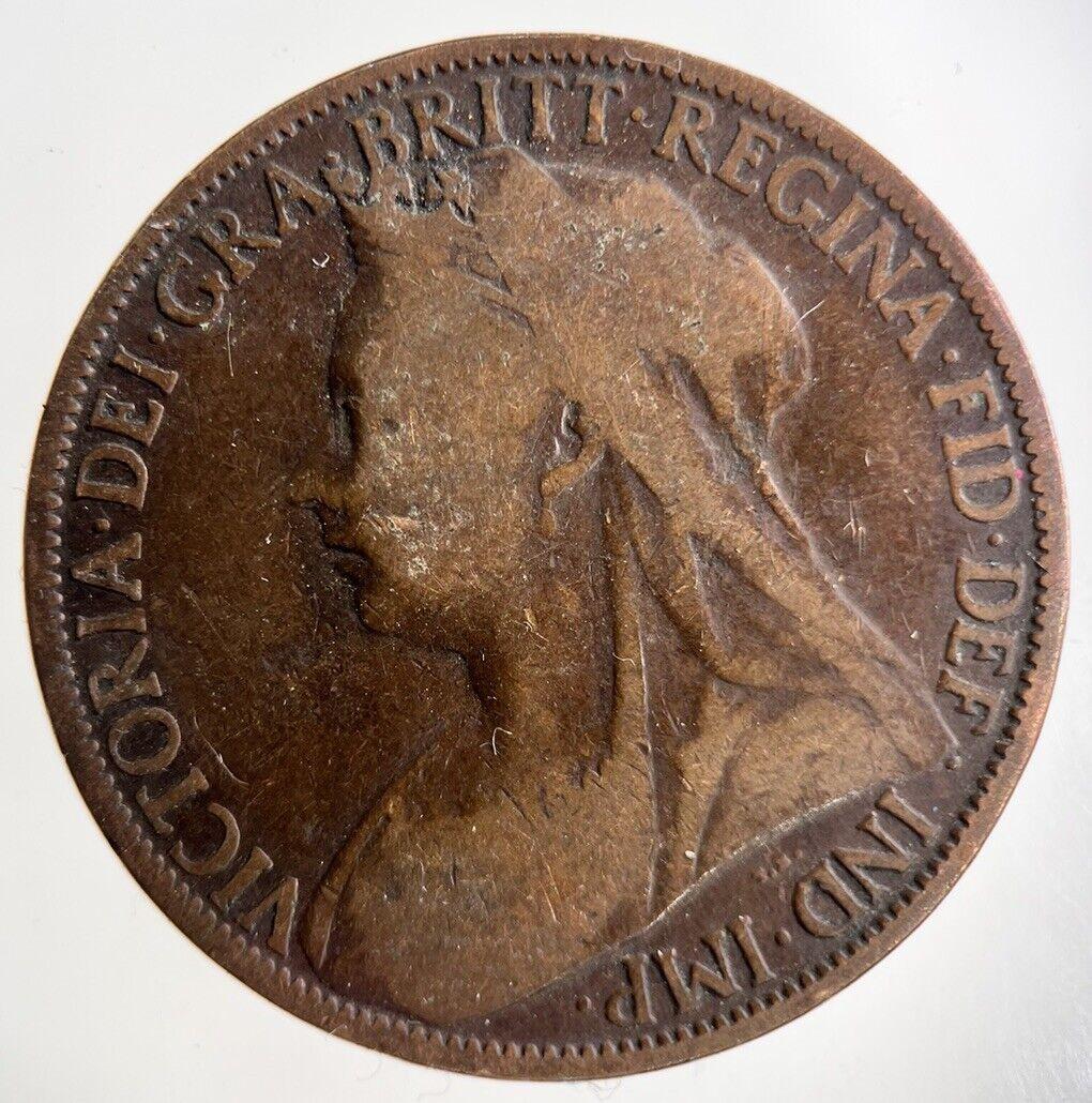 1901 Victoria One Penny Coin | Collectable Grade
