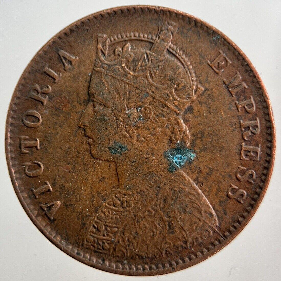 1901 India Quarter 1/4 Anna Coin | Very High Grade | a3435