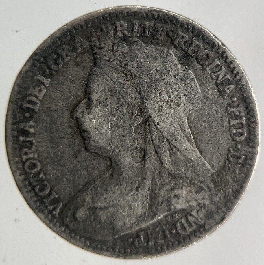 1901 Victoria Threepence Silver Coin | Collectable Grade