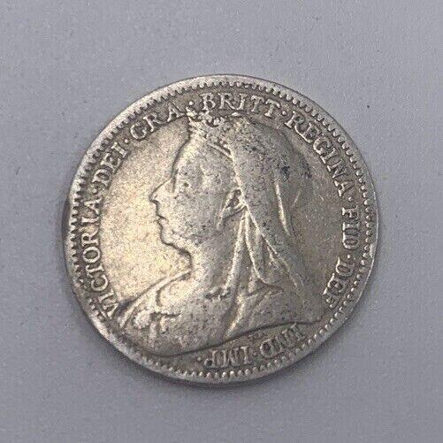 1901 Victoria Threepence | British Silver Coin | Collectable Grade | a68