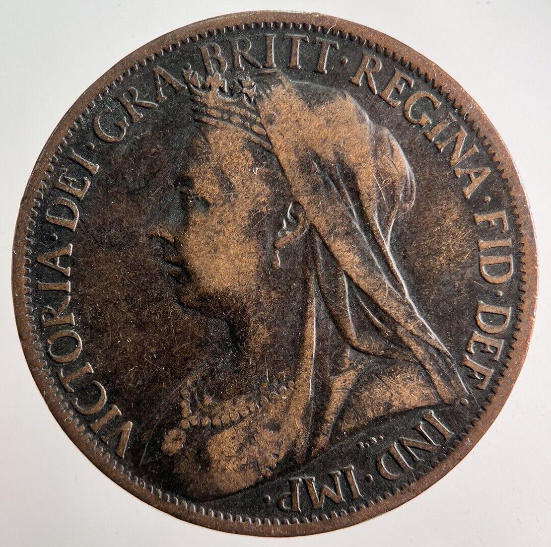 1901 Victoria One Penny Coin | Fine Collectable Grade