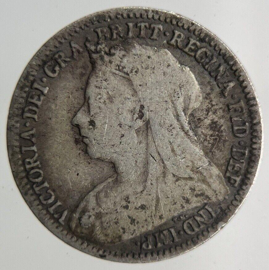 1901 Victoria Threepence Silver Coin | Collectable Grade