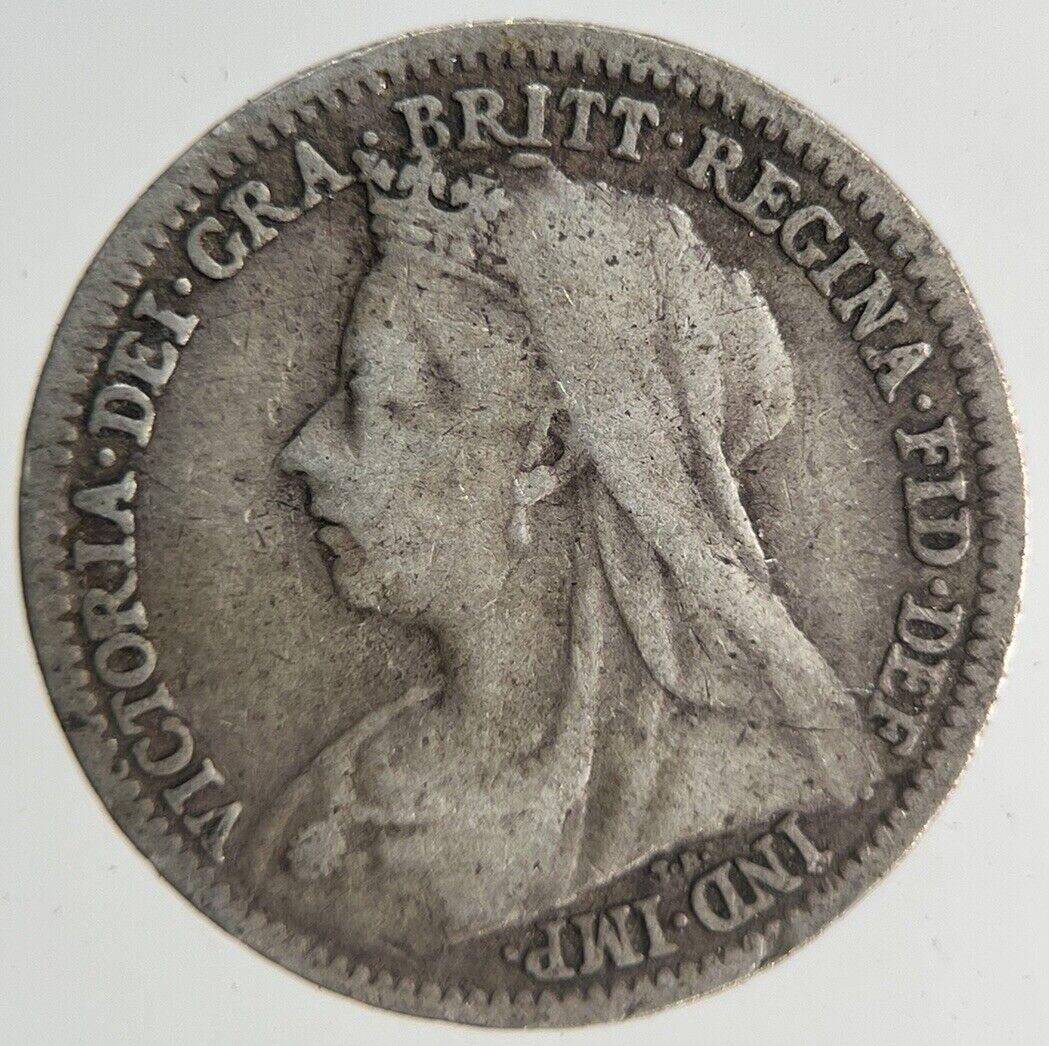 1901 Victoria Threepence Silver Coin | Collectable Grade