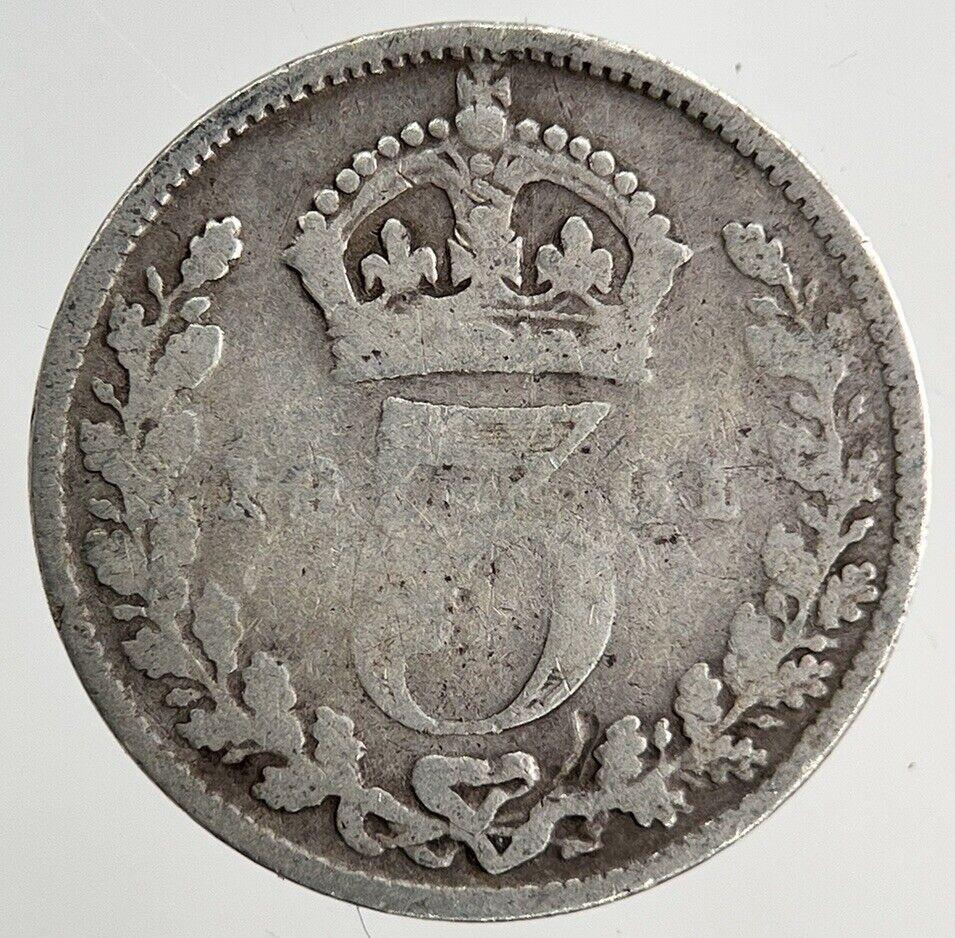 1901 Victoria Threepence Silver Coin | Collectable Grade
