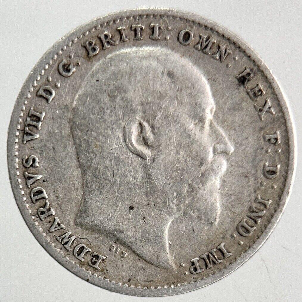 1902 Edward VII Threepence Silver Coin | Fine Collectable Grade