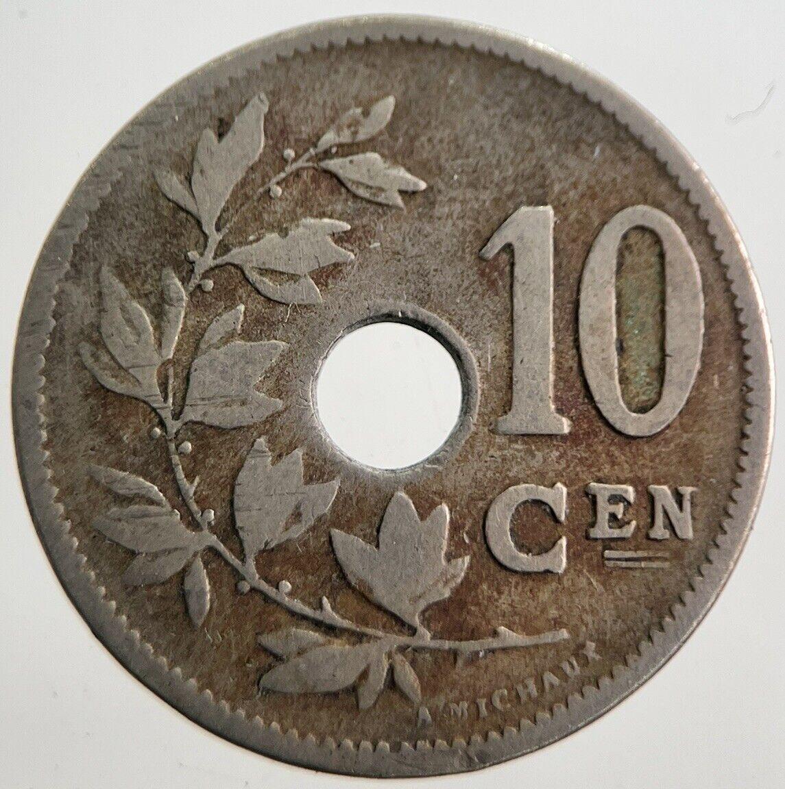1903 Belgium 10 Cents Coin | Collectable Grade | a7614