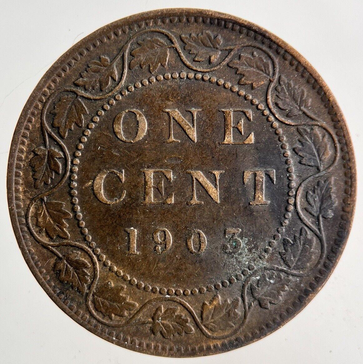 1903 Canada One Cent Coin | Fine Collectable Grade