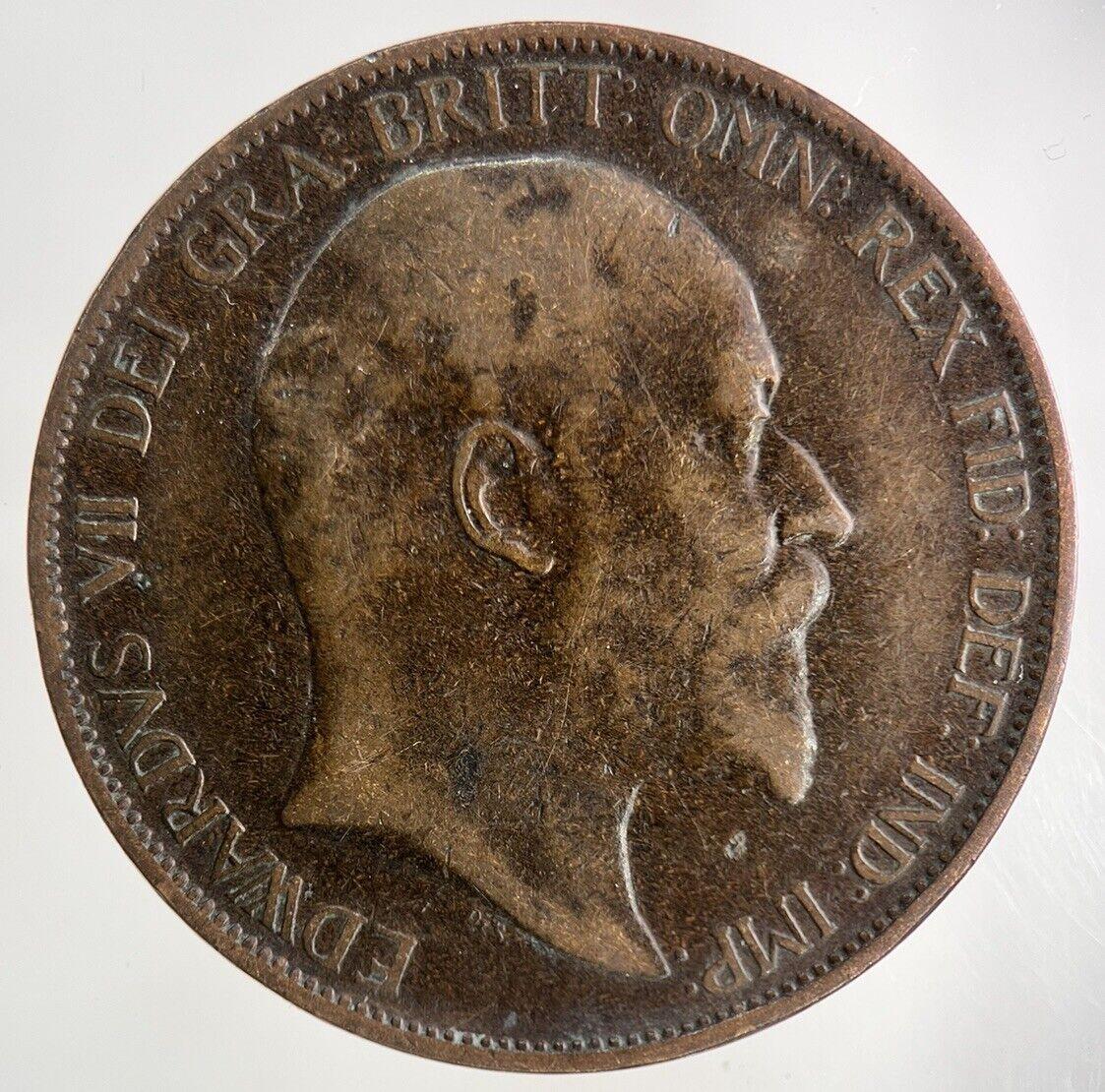 1903 Edward VII One Penny Coin | Fine Collectable Grade
