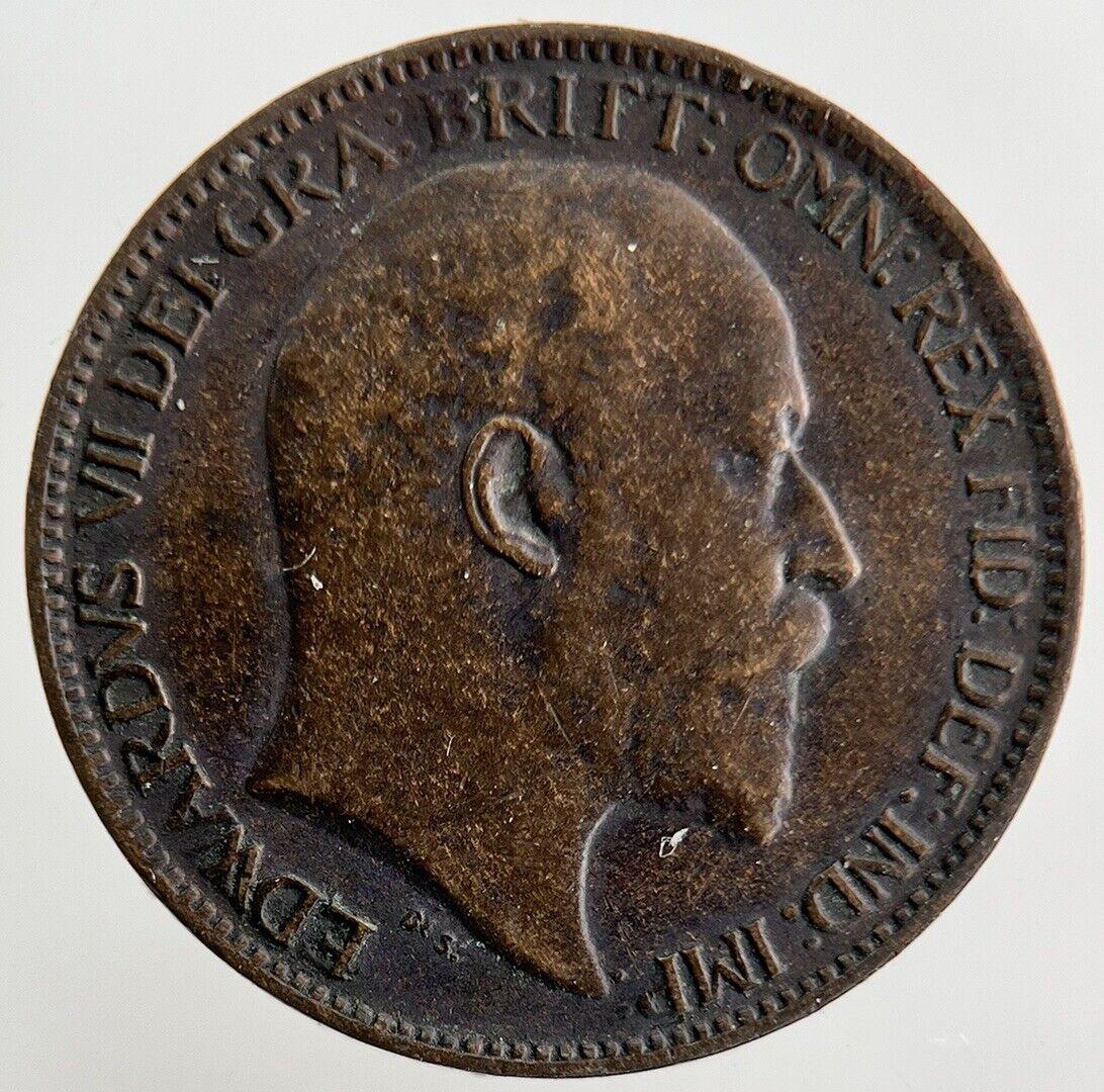 1903 Edward VII Farthing Coin | Very High Grade