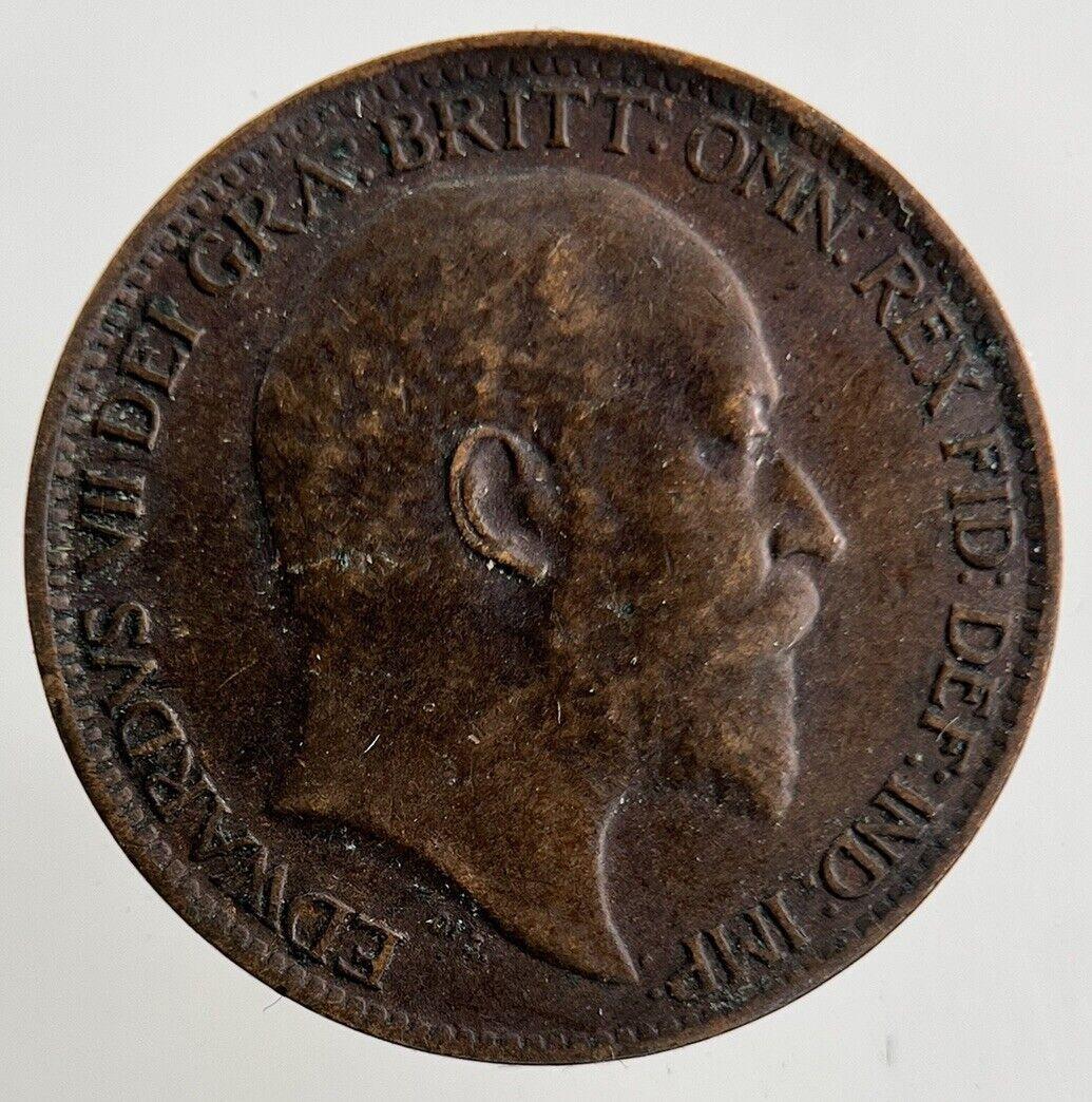 1903 Edward VII Farthing Coin | Very High Grade