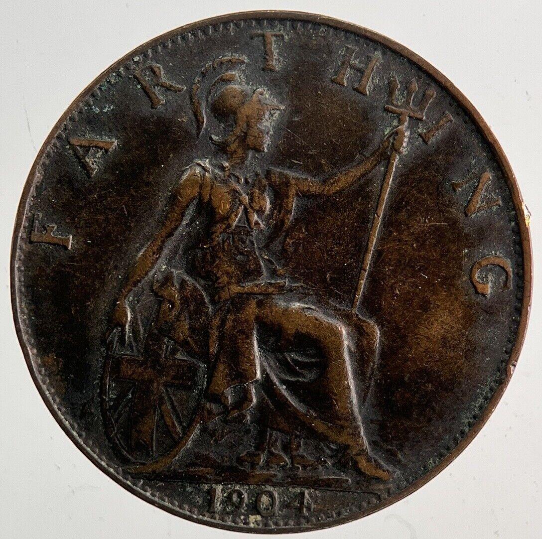 1904 Edward VII Farthing Coin | Very High Grade