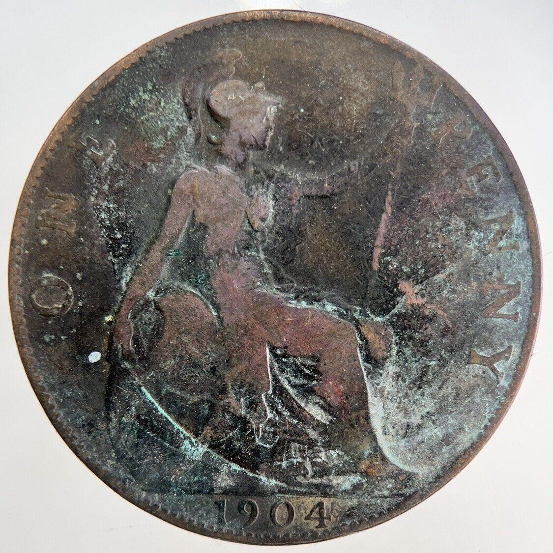 1904 Edward VII One Penny Coin | Collectable Grade