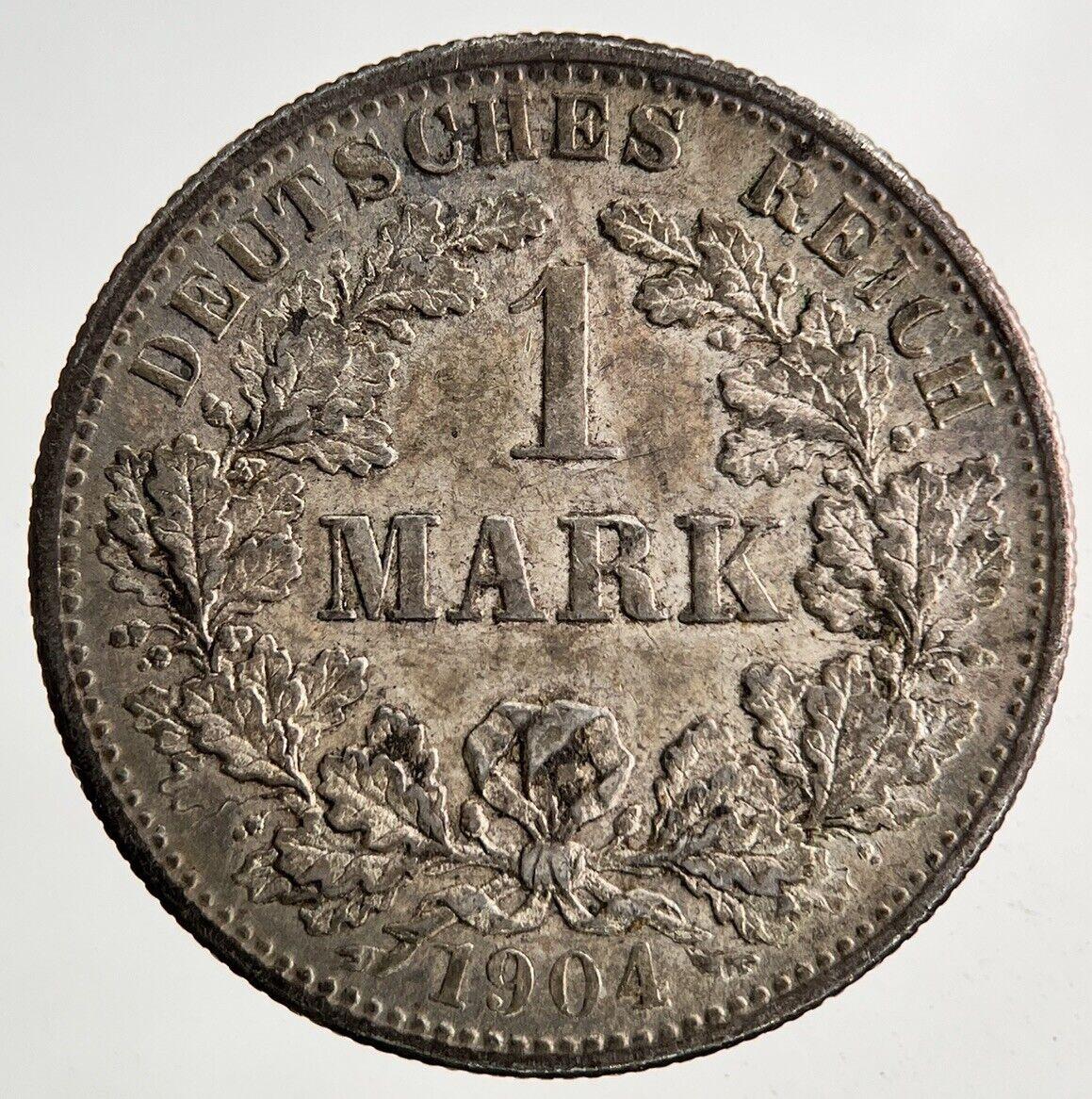 1904 Germany 1 Mark Silver Coin | Very High Grade