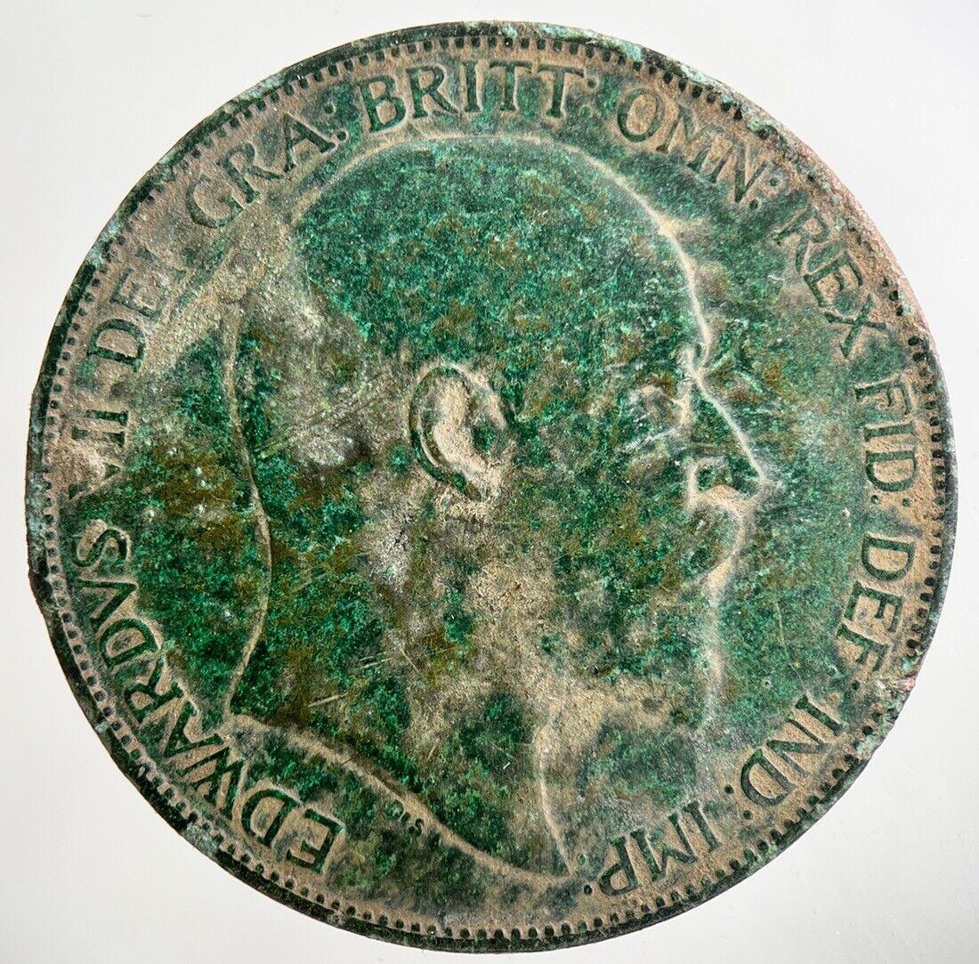 1904 Edward VII One Penny Coin | Fine Collectable Grade