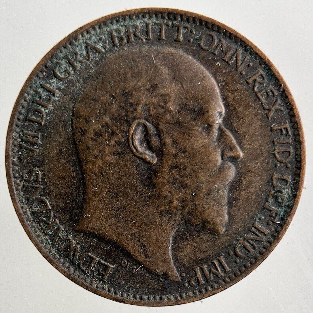 1905 Edward VII Farthing Coin | Very High Grade