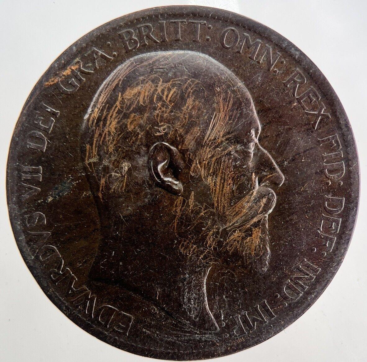 1904 Edward VII One Penny Coin | Fine Collectable Grade