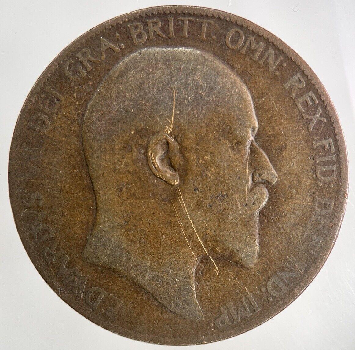 1905 Edward VII One Penny Coin | Collectable Grade